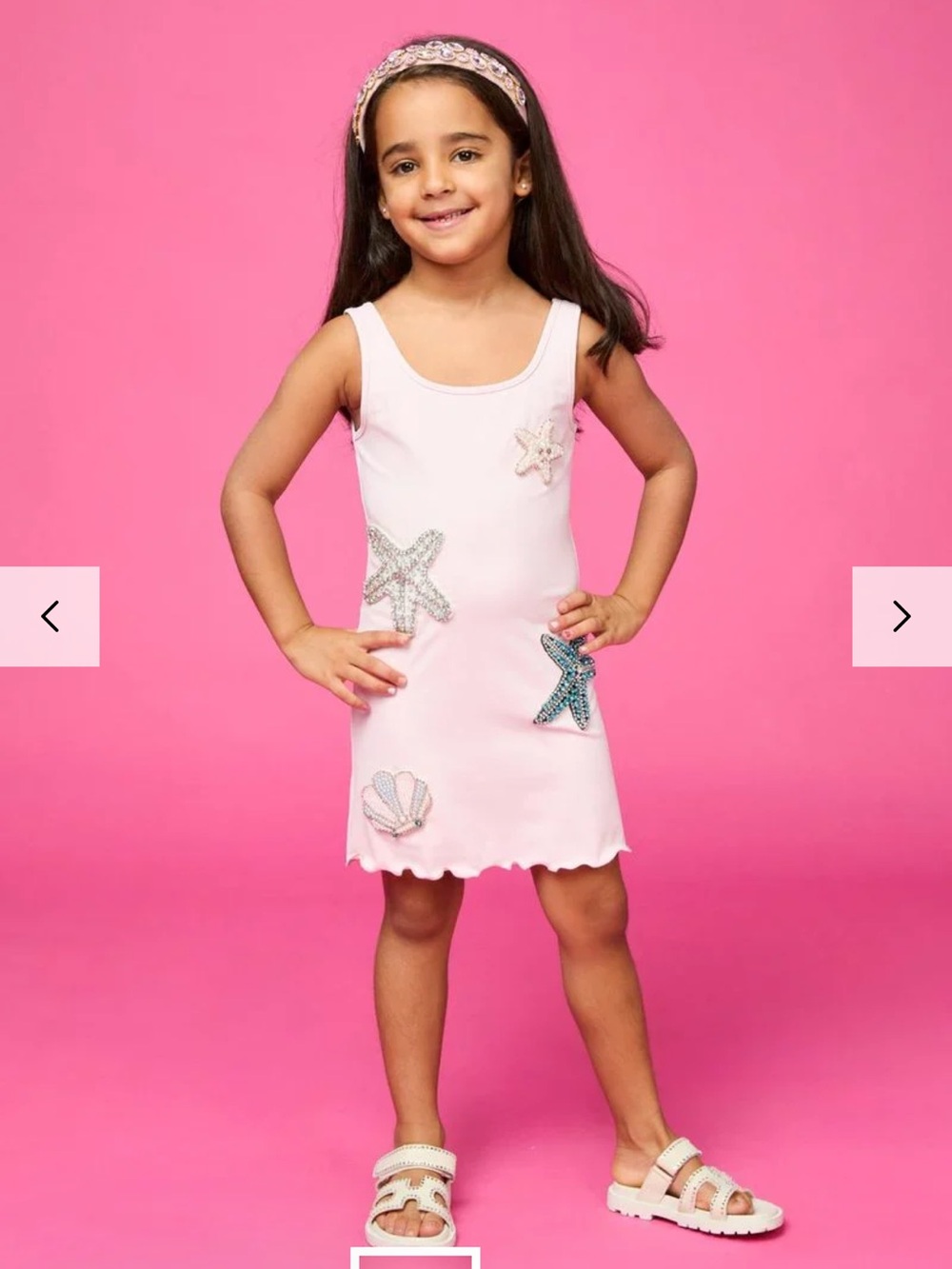 Mini Dreamers Appliqué Tank Dress 8